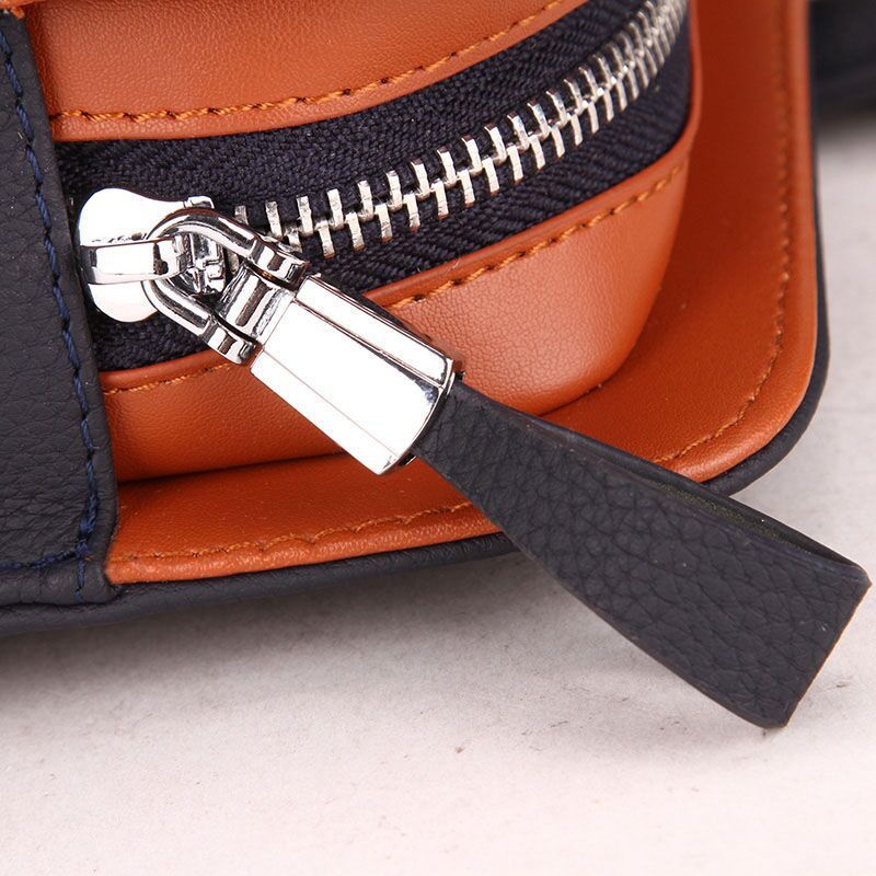 Genuine Leather Business Men's Handbag for Commuting Tasks
