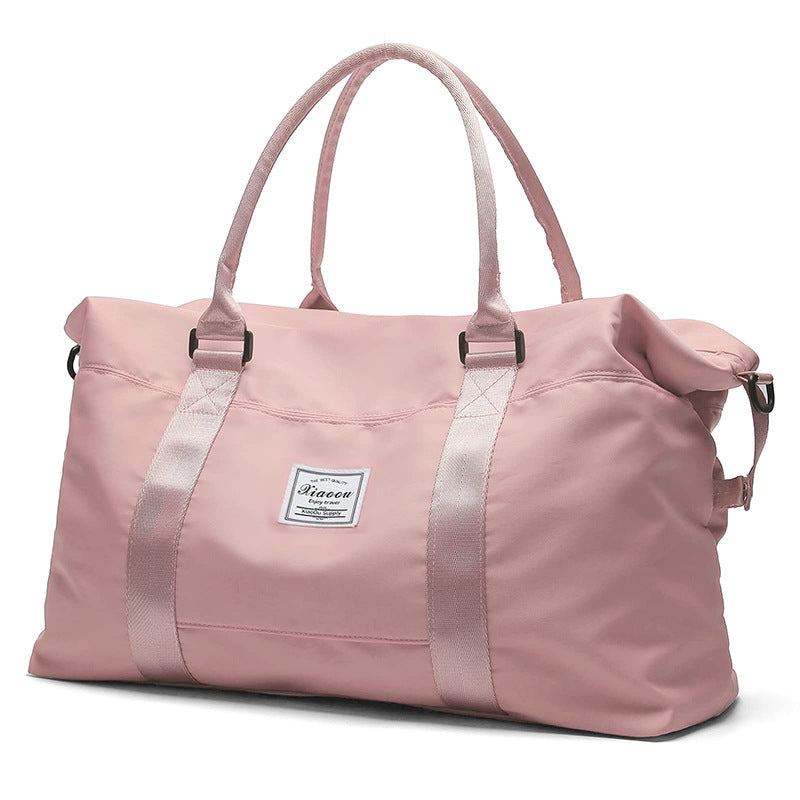 Nylon Travel Duffel Bag Women Weekender Gym Tote 30L