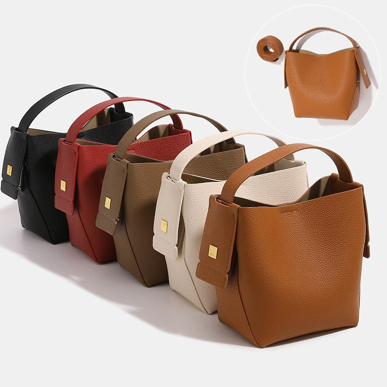 Vintage Leather Crossbody Bag for Women - Stylish Business Use