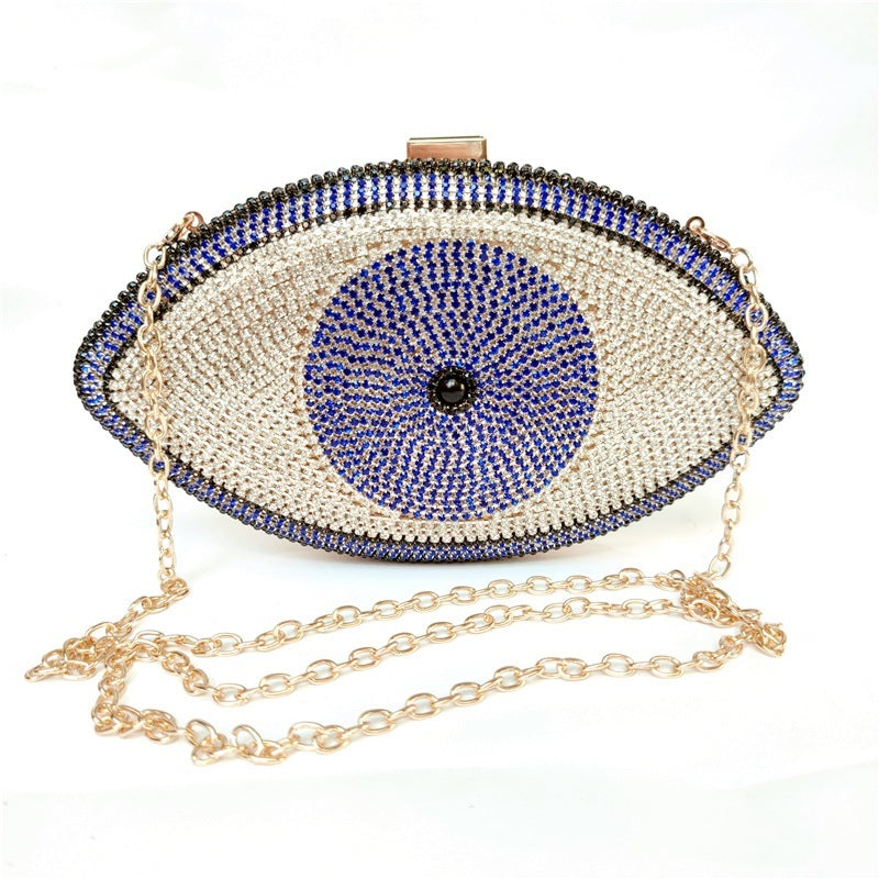 Diamond Evening Cosmetic Bag for Dinner Parties and Weddings