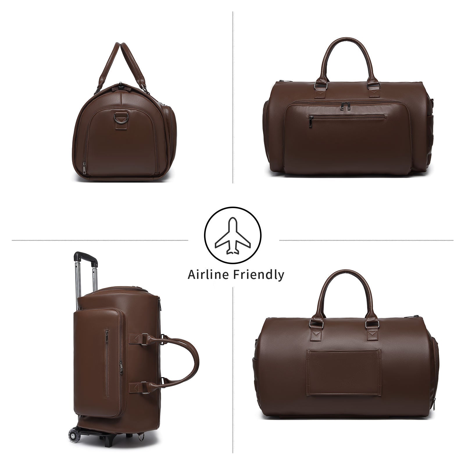 Durable Polyurethane Outdoor Travel Bag With Wheels Large